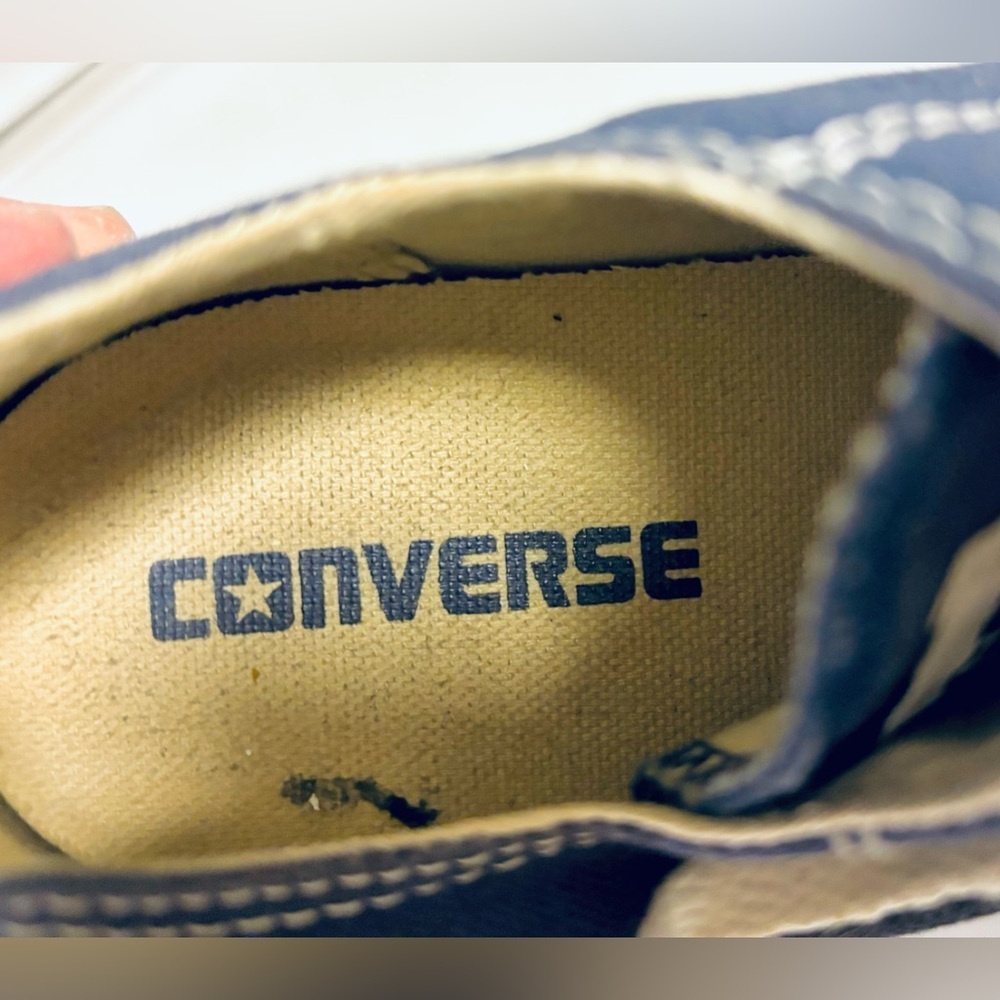 Converse Chuck Taylor All Star‎ Low Blue Sneaker Size Men 6 Women 8 - Picture 7 of 9
